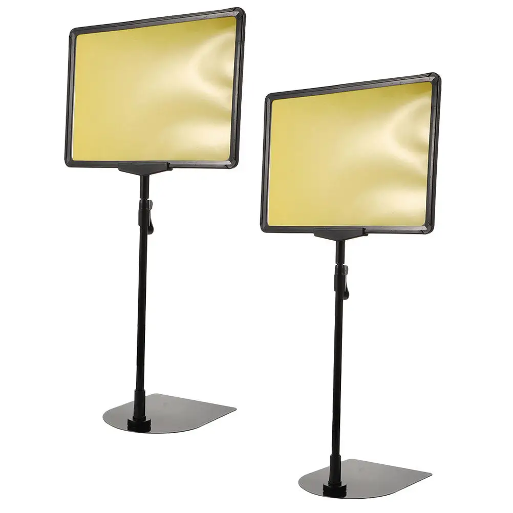 

2Pcs Promotion Sign Holder Metal Plastic Price Display Stands Reusable Supermarket Price Tag Display Rack Store Accessory