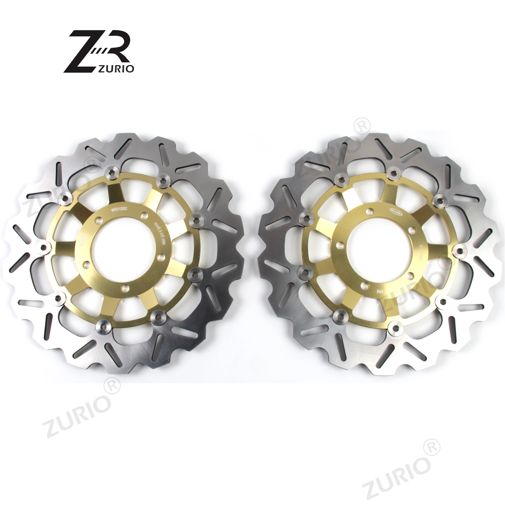 

ZURIO для TRIUMPH DAYTONA 675 2006-2016 2007 2008 2009 2010 Передние тормозные роторы с ЧПУ Тормозной диск DAYTONA 675 R 2010 2011 2012