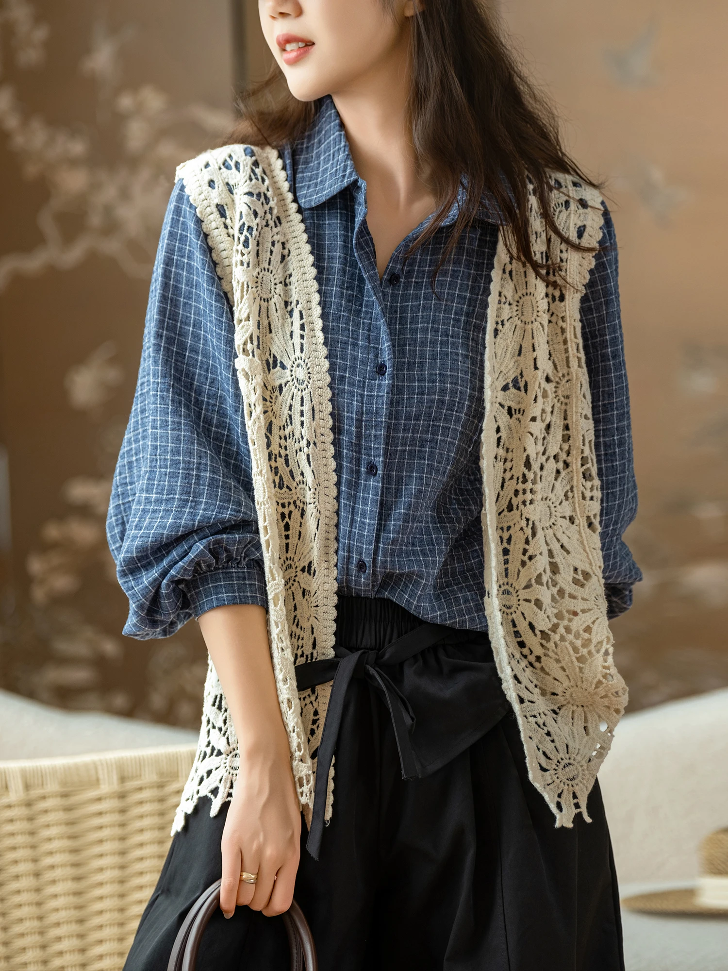  Heavy-Duty Multi-Filament Cotton Thread 100% Cotton Line Vest Top Hem Embellishment Elegant Style Breathable Casual ...