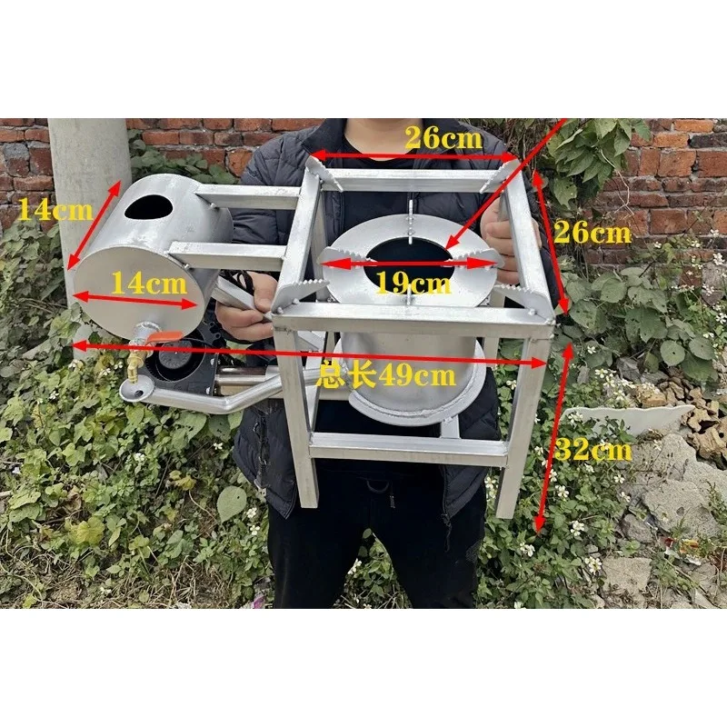 for New Type of Waste Machine Oil Furnace Vegetable Greenhouse Repair Plant Breeding Farm Outdoor Heating Furnace Gasifier