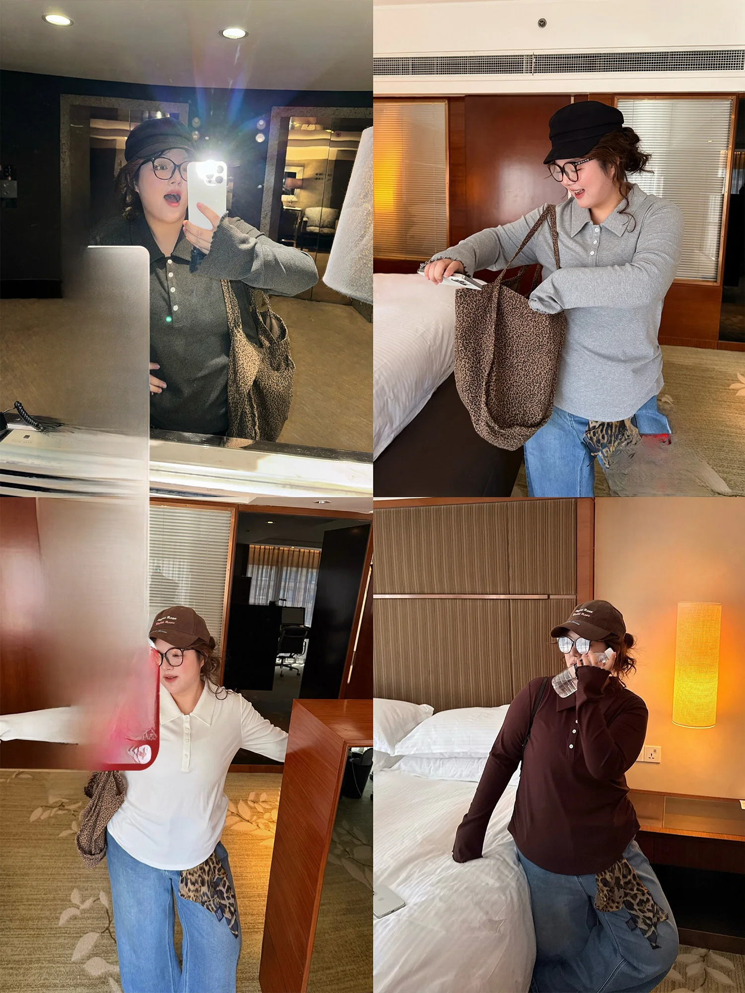 

Женская футболка Pongkiki с воротником и длинными рукавами, облегающая, повседневная, удобная, дышащая, из смеси вискозы и спандекса