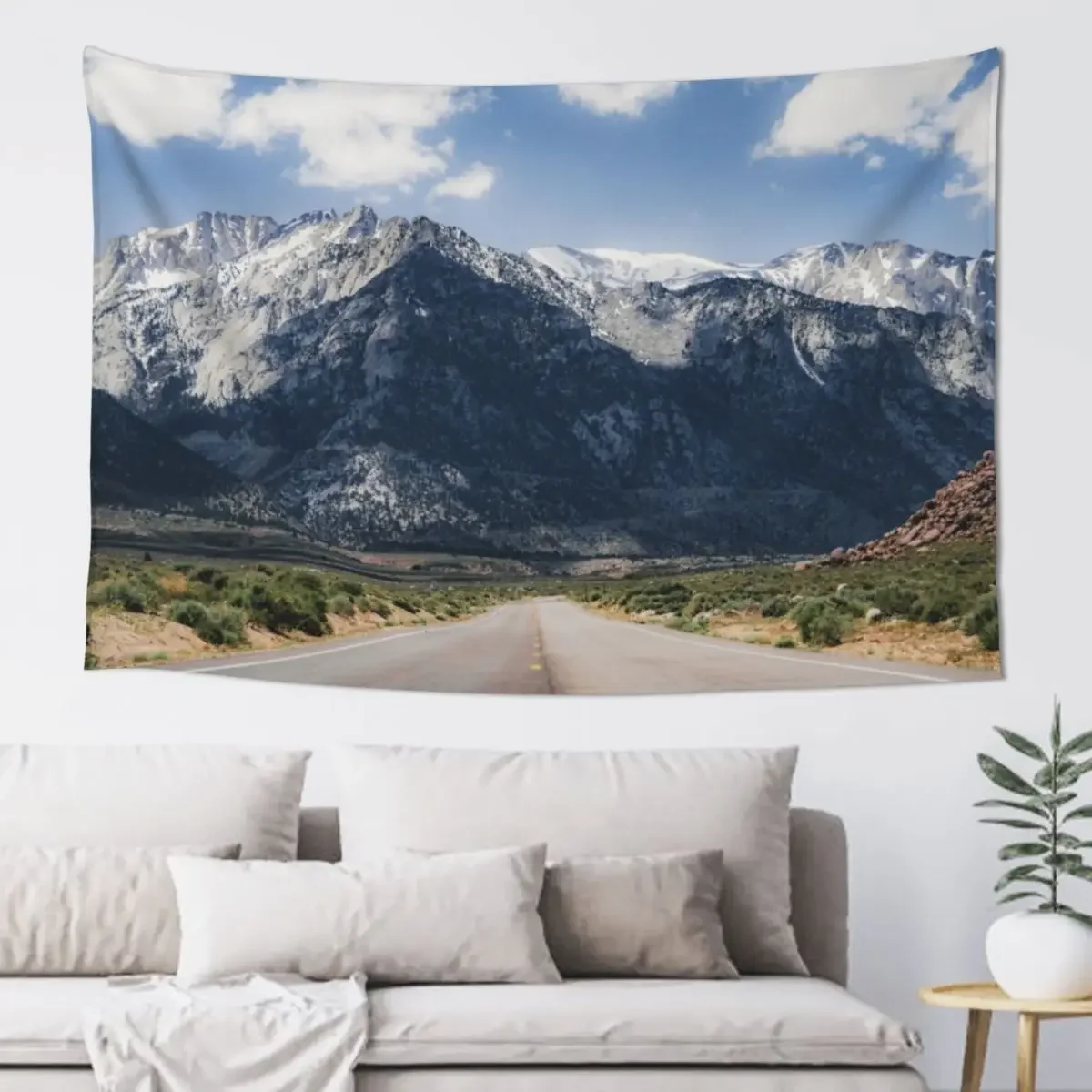 Open Road to Sequoia National Park Tapestry Korean Room Decor Room Decorations Aesthetics Room Decor Tapestry