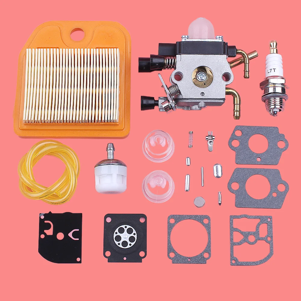 

Carburetor Carb Repair Kit For Stihl HS81 HS81R HS81RC HS81T HS86 HS86R HS86T Air Fuel Filter Line Trimmer Replace Spare Part