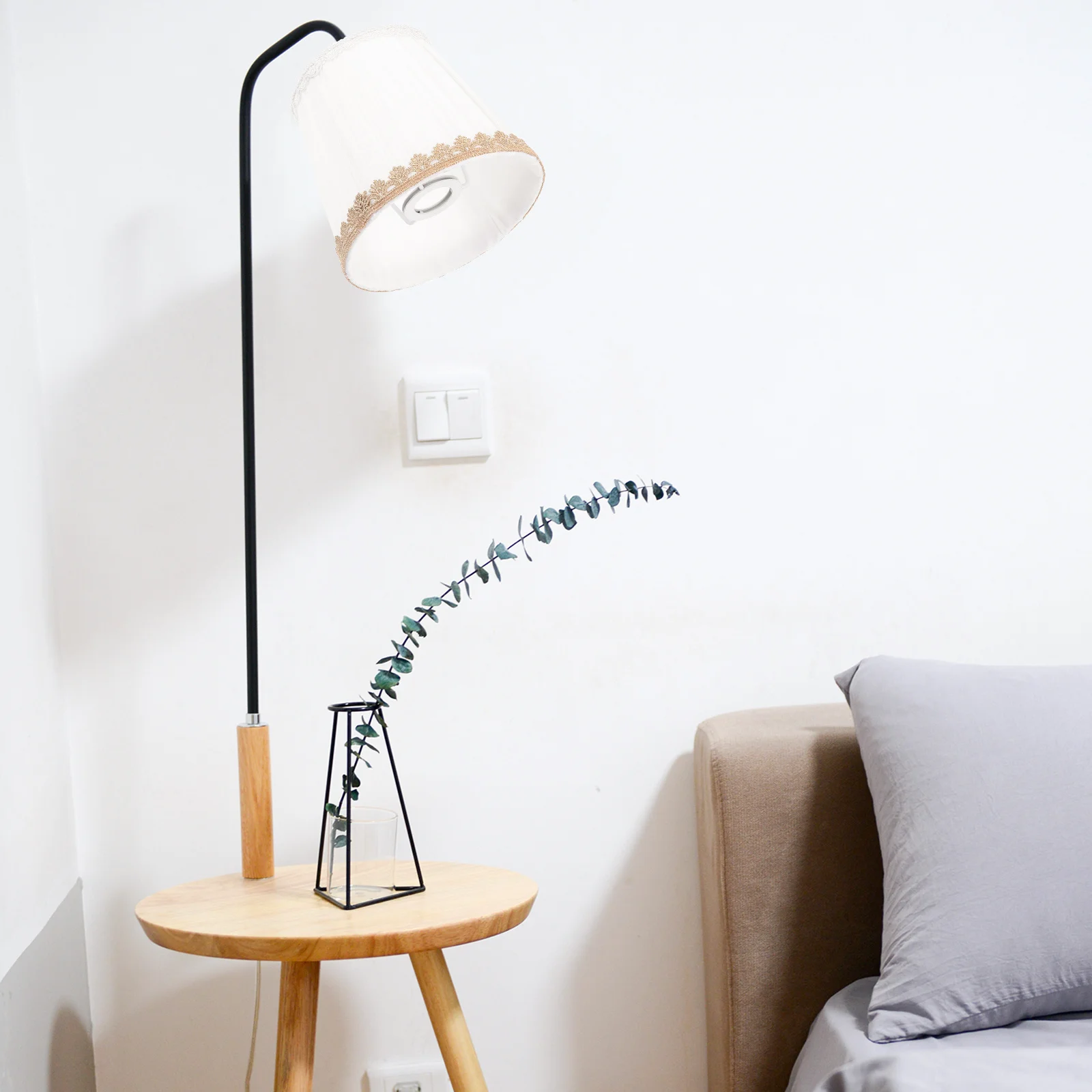 

1Pcs Cloth Lampshade Durable Light Filter Cover for Ceiling Wall Hanging Lamps Home Decorative Accessory Lamp Shade