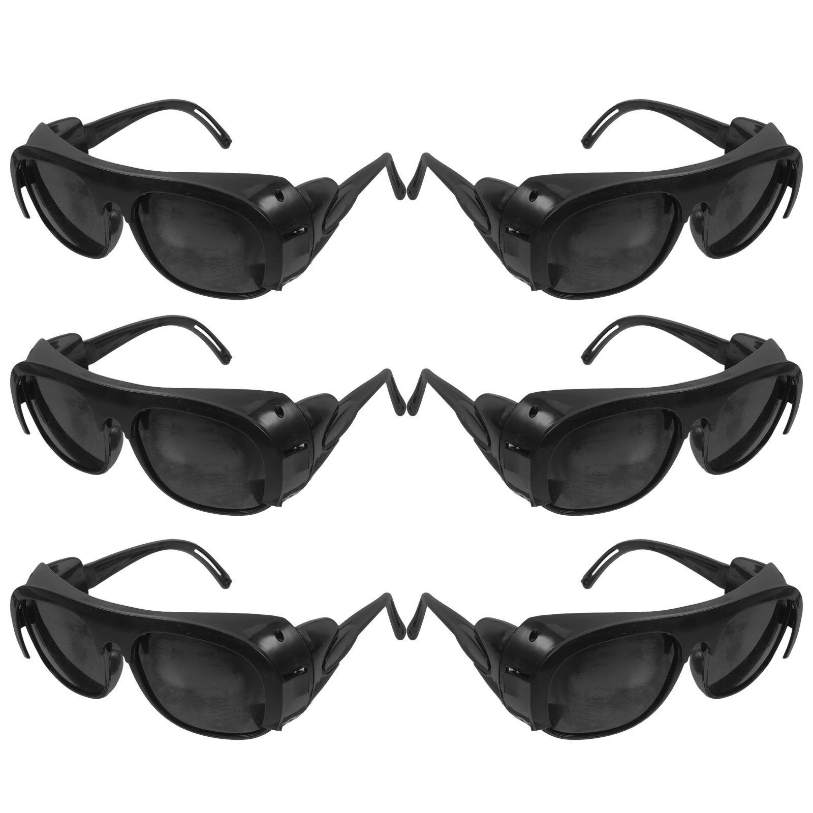 

6pcs Welding Sunglasses Protective Eyewear Professional Welder Glasses Safety Goggles Shade Impact Protection Comfortable Fit