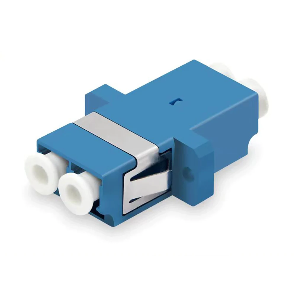 50pcs Fiber Optic connectors LC-LC UPC Fiber adapter UPC fiber cable duplex mode LC-LC fiber flanged fiber adapter