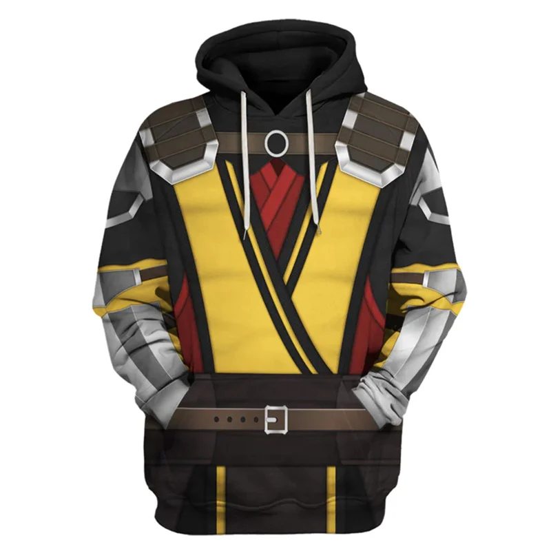Mortal Kombat Mk Graphic Hoodie Men Clothing 3D Print Raiden XI Costume Hoodies Women Harajuku Fashion y2k Pullover Hooded Hoody
