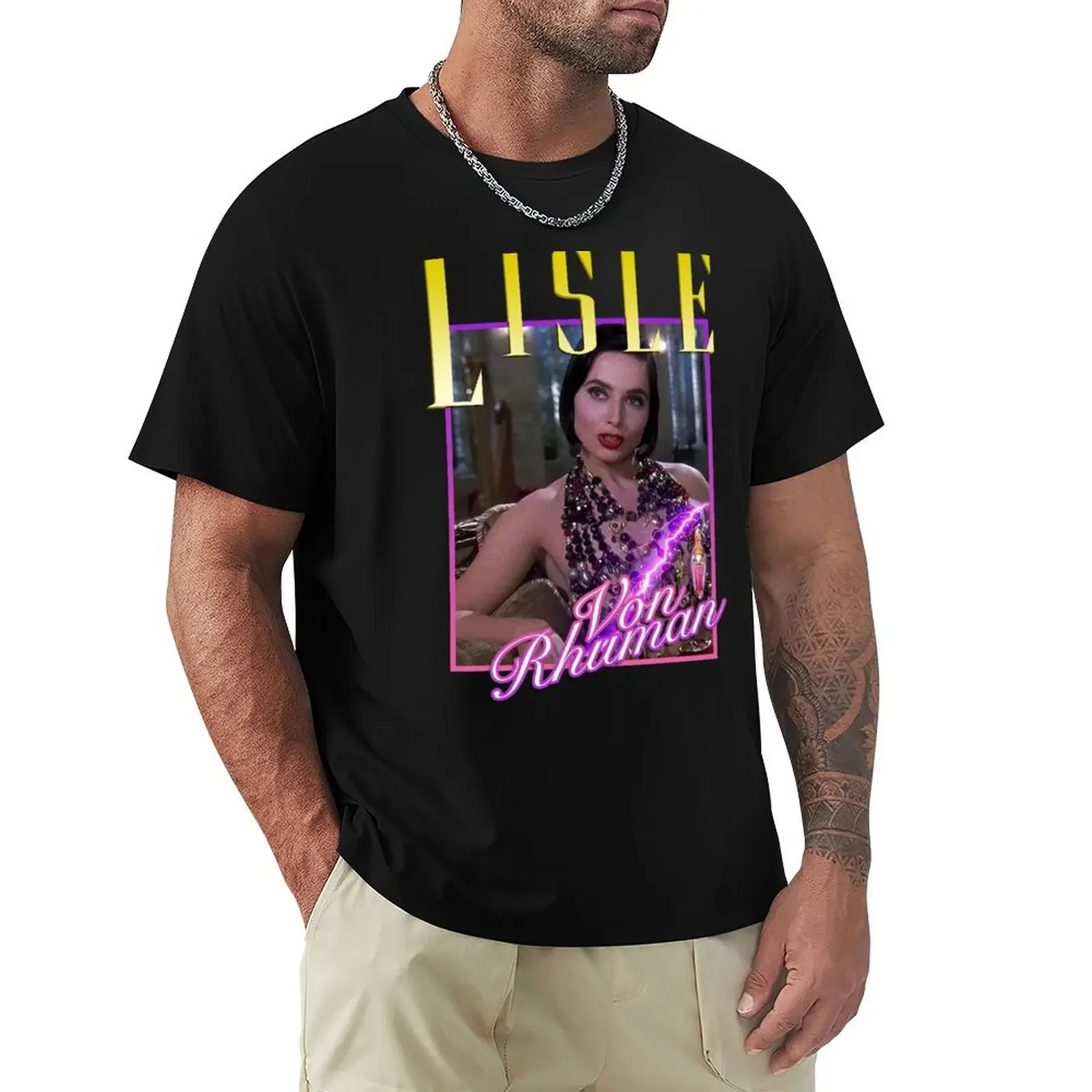 Lisle Von Rhuman Death Becomes Her Tribute T-Shirt summer clothes boys whites Aesthetic clothing mens graphic t-shirts funny hot