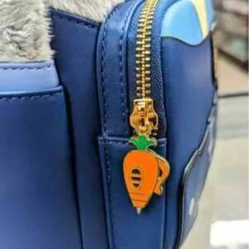 Plecak z motywem filmu Zootopia, postać Judy, regulowane paski, uroczy, rekreacyjny, praktyczny, torba do przechowywania, gadżet, zabawny prezent.