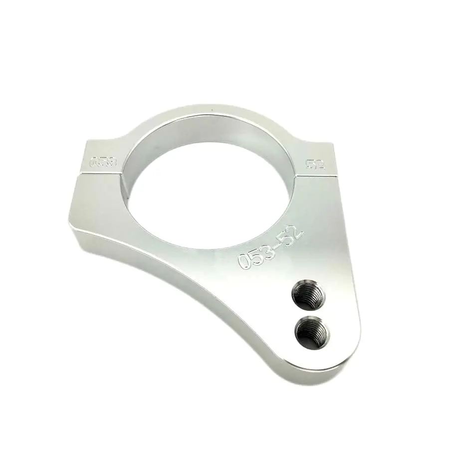 52mm Steering Damper Fork Bracket Reduce Lever Vibration Aluminium Universal