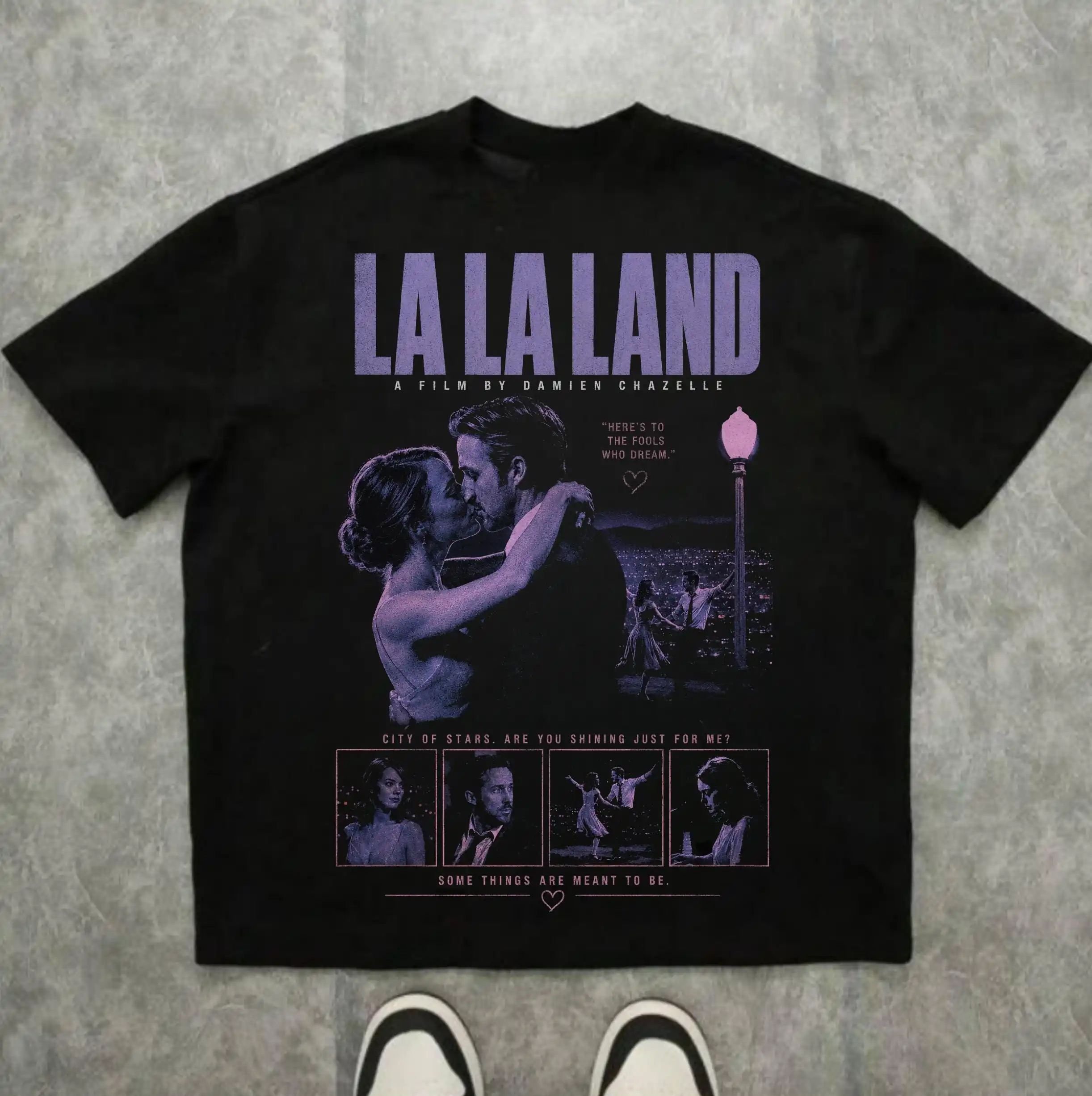 La La Land Movie Poster T-shirt | Vintage Film Poster Tee
