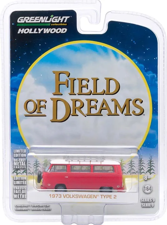 1: 64 Hollywood Series 9-1973 Volkswagen Type 2 (T2B) Bus  Diecast Metal Alloy Model Car Toys For  Gift Collection