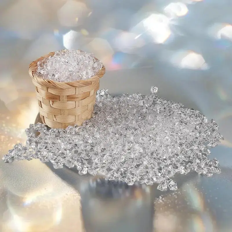 Harryhouse 1 Zestaw Przezroczystych Miniaturowych Kostek Lodu Figurki do Dekoracji Domku dla Lalek