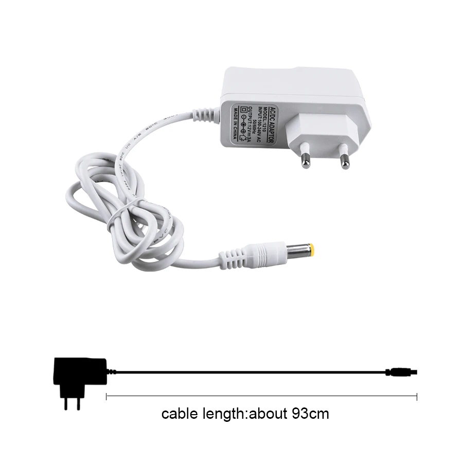 DC12V Power Supply Adapter Lighting Transformer Input AC 100-240V to Output DC 12V 1A 2A 3A EU US UK AU Plug Charger LED Driver