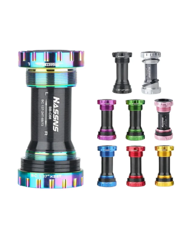 AliExpress NONE HASSNS bb52 bottom bracket Threaded BB 68 / 73mm For Shimano prowheel IXF Integrated Crankset bb68 bb52 24mm bottom bracket
