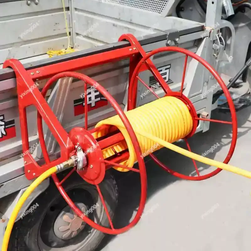 

Farm Garden Hose Winding Cart High Pressure Sprayer Reel Durable Farm Yard Irrigation Storage Accessory