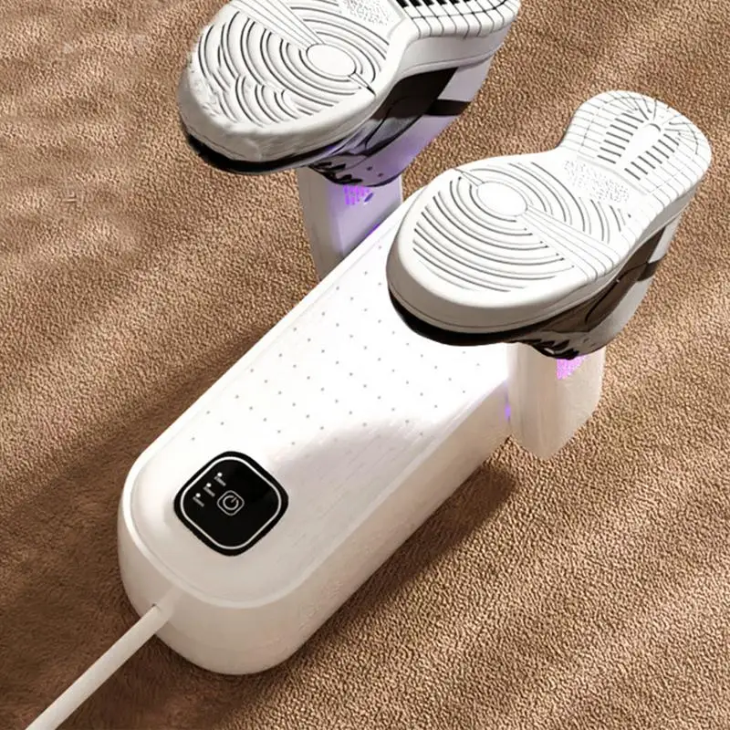 Electric Shoe Dryer Foldable Boot And Gloves Dryer Quick Drying Boot Warmer Footwear Drying Machine With Tip-Over Protection And