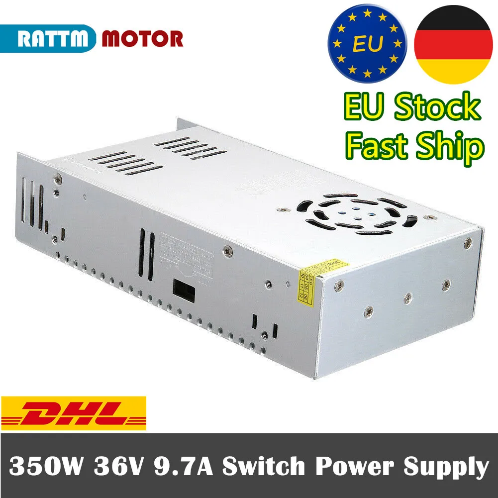 350W 36V DC CNC 9.7A Switching Power Supply Single Output for CNC Router Foaming Milling Cutting Laser Engraver