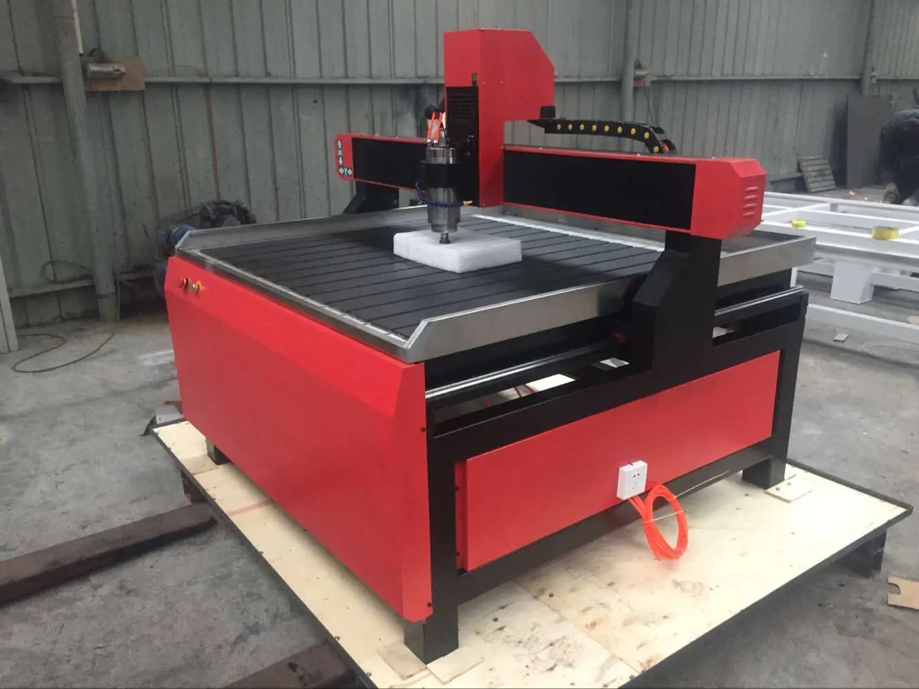 1212 máquina cnc de corte de piedra con tornillo de bola de gran venta de velocidad rápida máquina de grabado cnc de piedra 1212