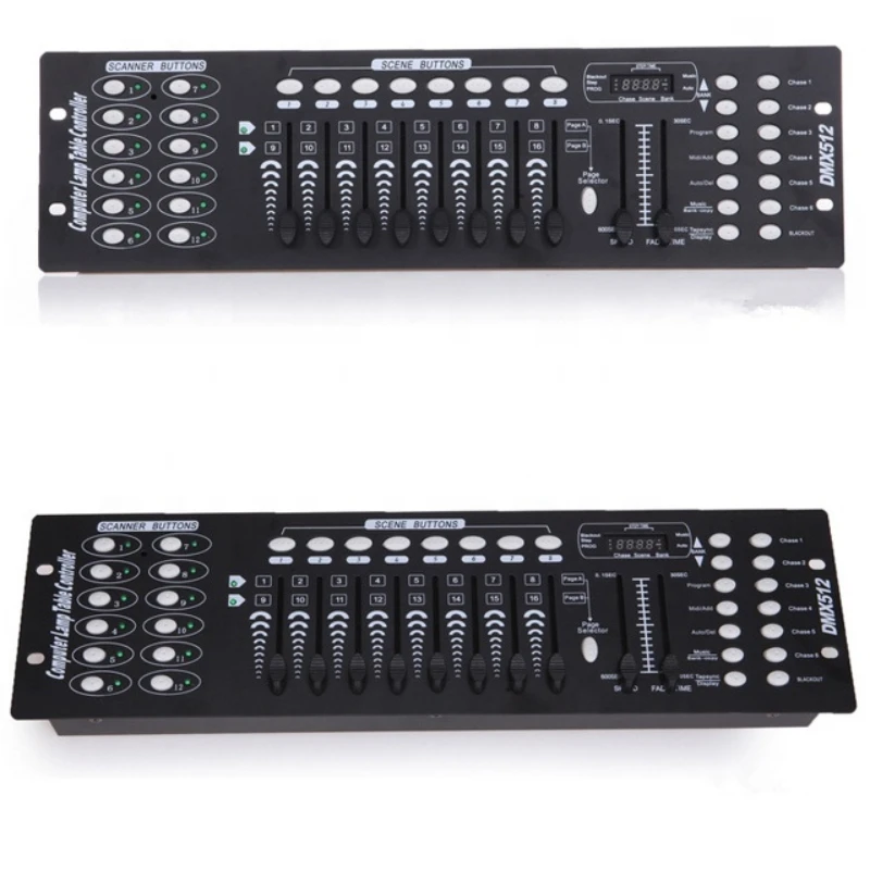 DMX Controller 192 Channel  DMX Console Stage Light Controller Panel Mixer Board DMX Console for Dj Light