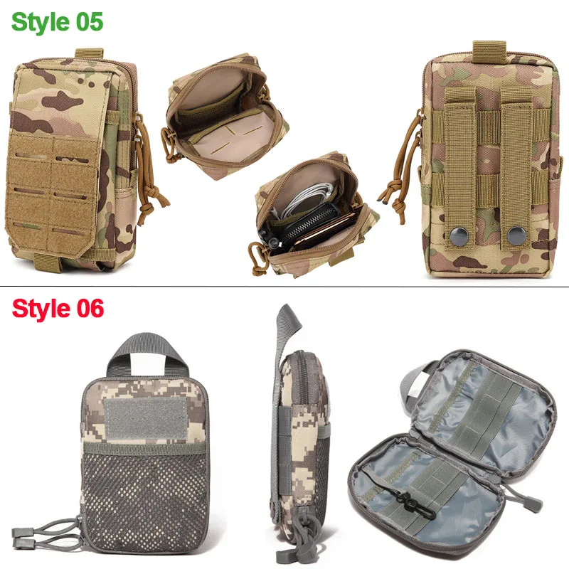 Tactical Bag Multifunctional Outdoor Molle Bags Waist Fanny Pack Mobile Phone Pouch Hunting Gear Accessories Belt Waist Bag