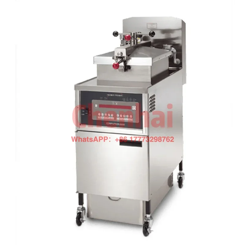 Shanghai factory Professional broasted chicken Pressure Fryer deep fryer With oil filter