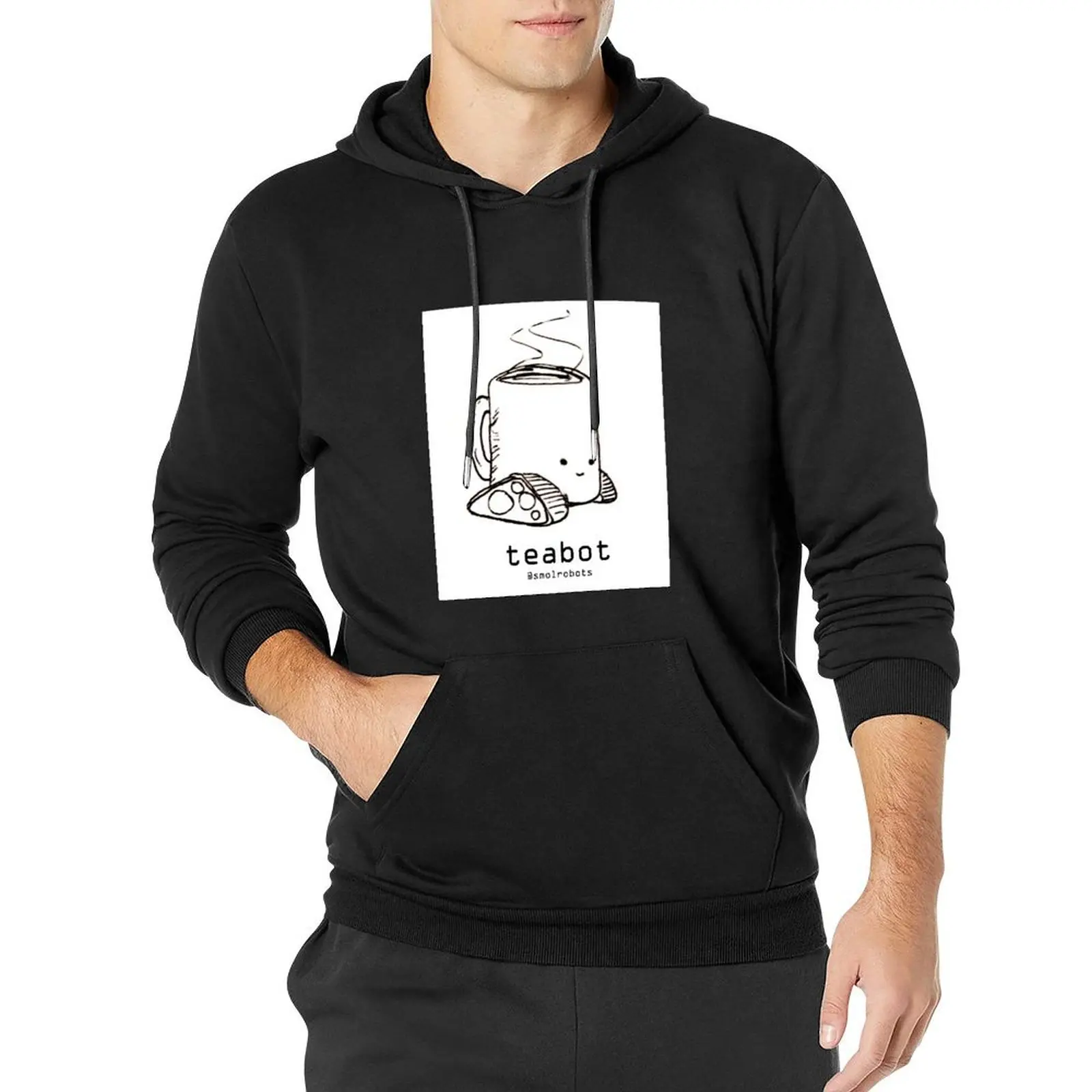 

Teabot Pullover Hoodie autumn men clothes men's autumn clothes man hoodie