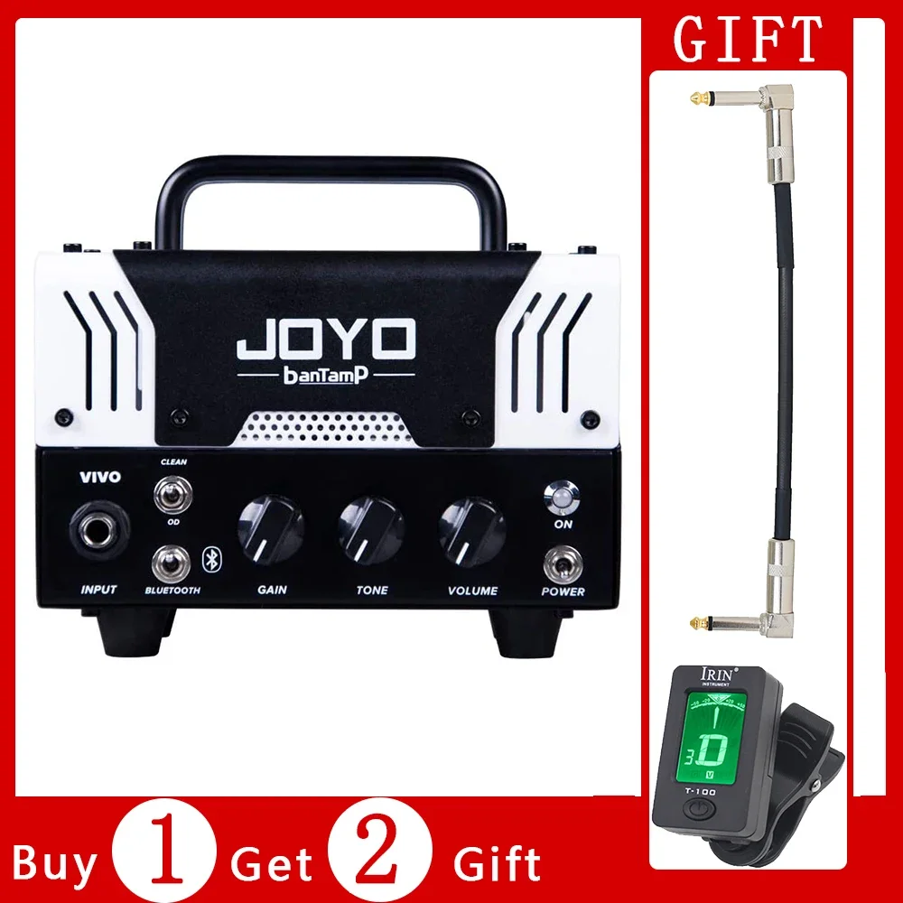 

JOYO BantamP VIVO 20W Amplifier Head Guitar Amp Dual Channel Preamp Amp Speaker Tube Amplifier Head British Classic Rock Sound