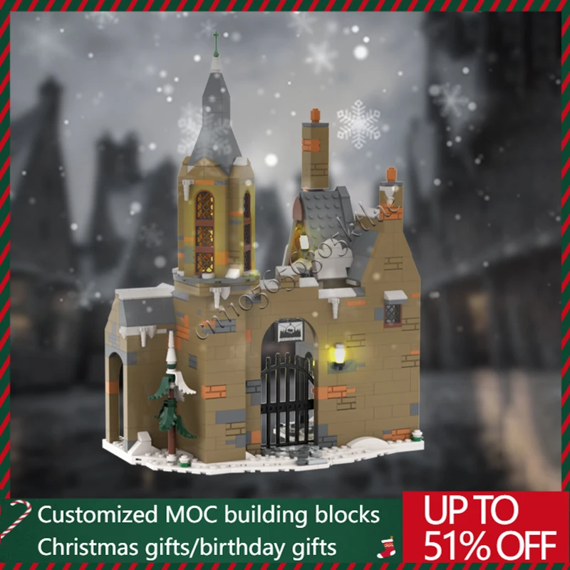 

NEW 814 PCS MOC Hot City Street Views Modular Magic Store Building Block Bricks Children Assembly Educational Toy Birthday Gift