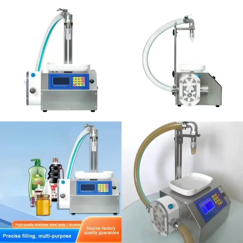 

Semi-automatic Gear Pump Digital Control Weighing Viscous Liquid Shampoo Conditioner Glycerin Body Wash Gel Filling Machine