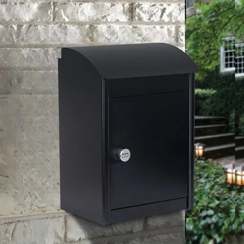 Compact Outdoor Wall Mounted Outdoor Parcel Locker Outdoor Lockable Mailbox