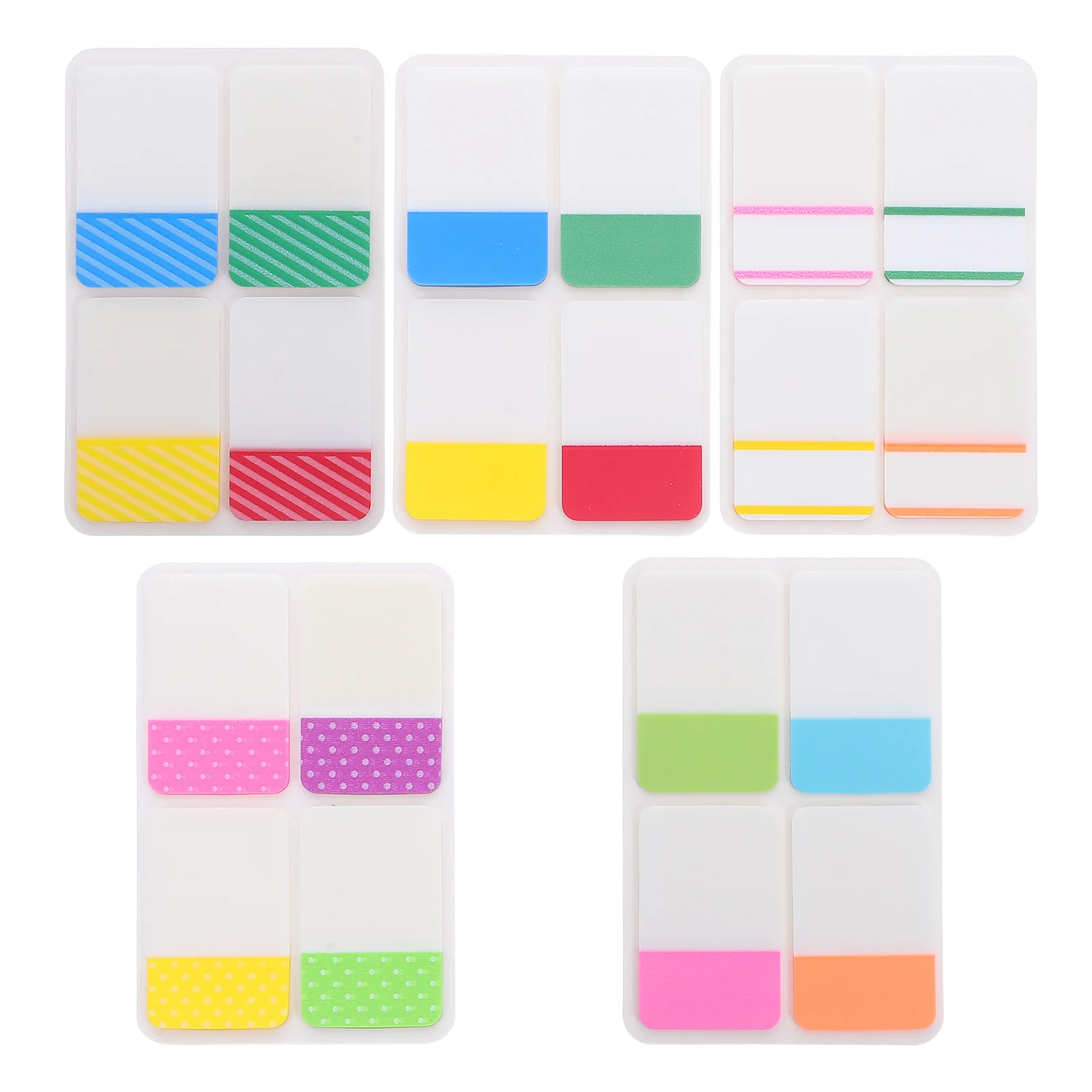 

400pcs Transparent Adhesive Page Tabs Writable Index Labels for Binders Notebooks File Classification Sticky Markers