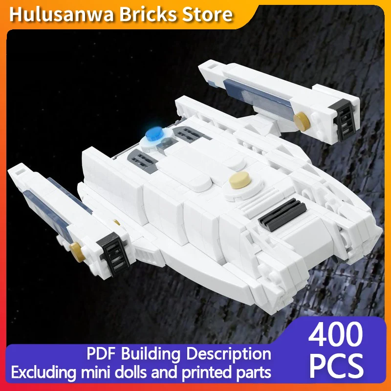 Military Space Cruiser Model MOC Building Bricks War Equipment Modular Technology Gifts Holiday Assemble Children Toys Suit