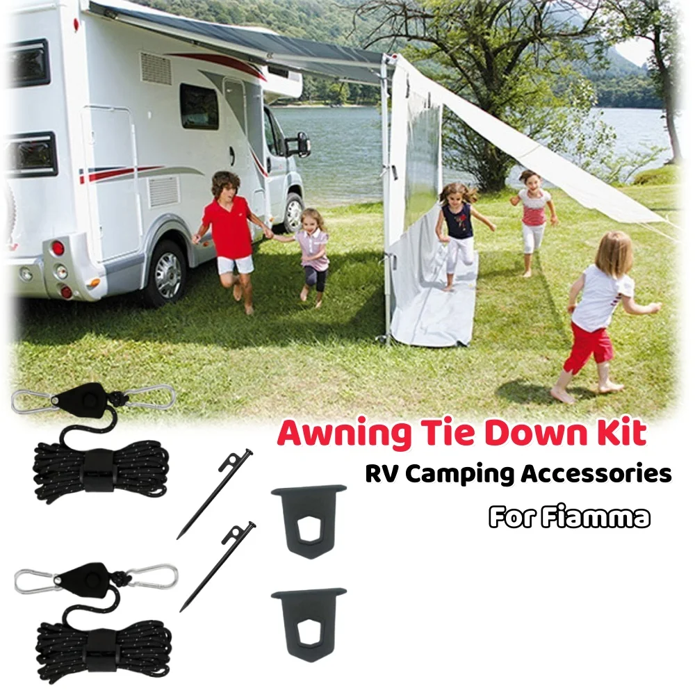 Camping Tent Fixing Canopy Wind Adjuster Rope Tent Windproof Rope Outdoor Tent Ropes Fixing For Fiamma Caravan Motorhome