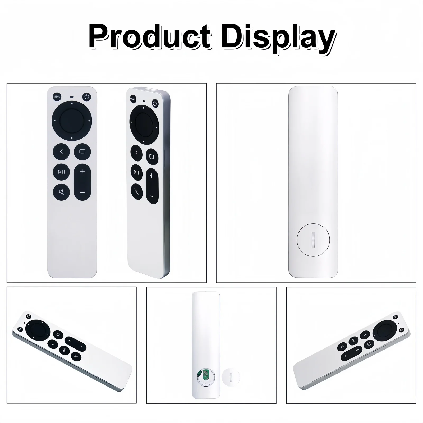Replacement for Apple TV Remote,for Apple 4K/ Gen 1 2 3 4/ HD,A2169 A1842 A1625 A1427 A1469 A1378 A1218 (NO Siri & NO Voice) - view 2