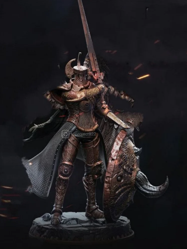 Resin Model Figure, 1/24 Scale Furnace Knight Limited Edition, GK, Unassembled and Unpainted Kit, 3D DIY Toy