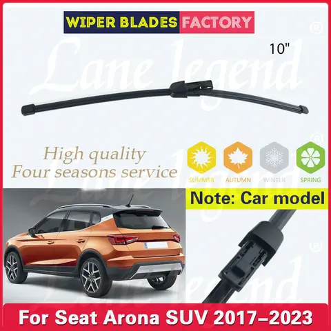 자동차 와이퍼 블레이드, 뒷창 앞 유리 와이퍼, 시트 아로나 SUV 2017-2023, 자동차 액세서리, 10 인치