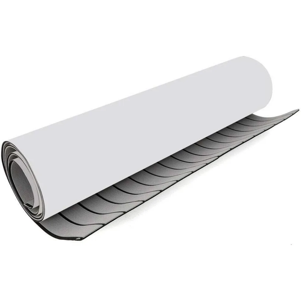 

Flooring Mat 35.4X 94.5 inch EVA Foam Yacht Teak Decking Sheet Mat Self-Adhesive Non-Skid for Car Marine Boa