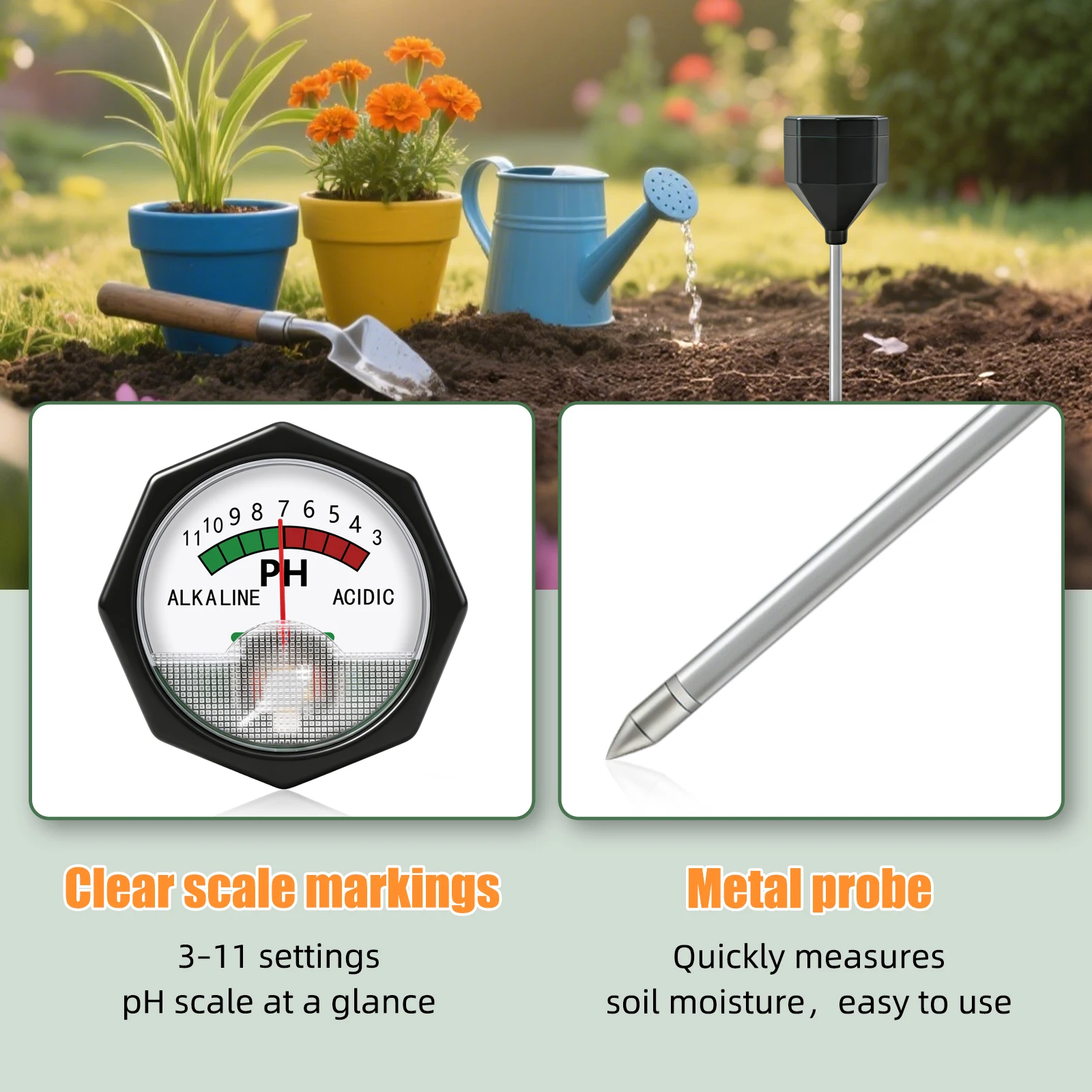 Medidor de pH do Solo YAGO Sem - Soil Test Digital avaliação e preço