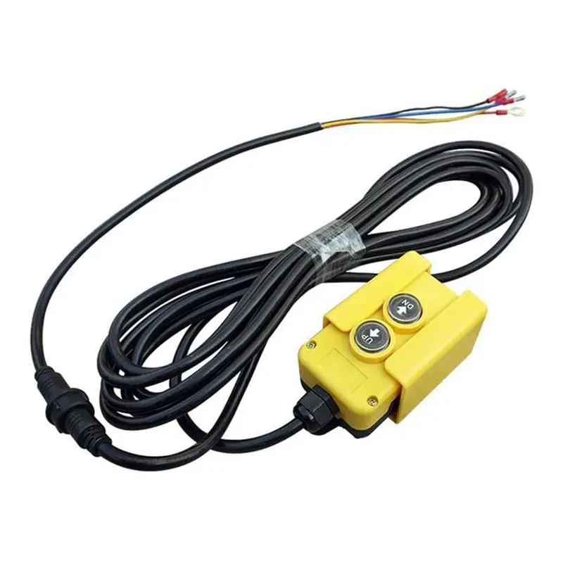 A02M-4 Wire Dump Trailer Remote Control Switch Controller 12 Volt 4 Wire DC For Single Acting Hydraulic Power Pump Unit Durable