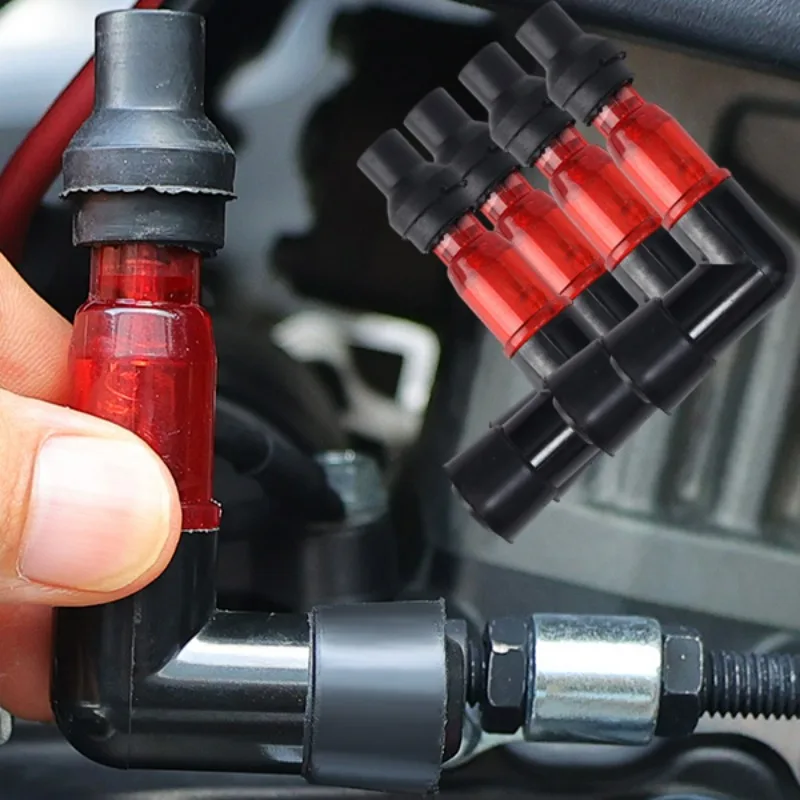 

Универсальные колпачки для свечей зажигания мотоциклов, 90-градусные колпачки для свечей зажигания с эффектом искры для мотоциклов