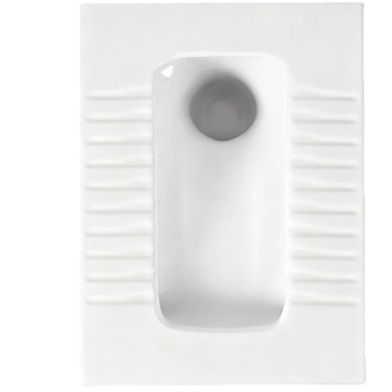 Certified ceramic hotel bathroom large flush water pipe squatting urinal squatting toilet