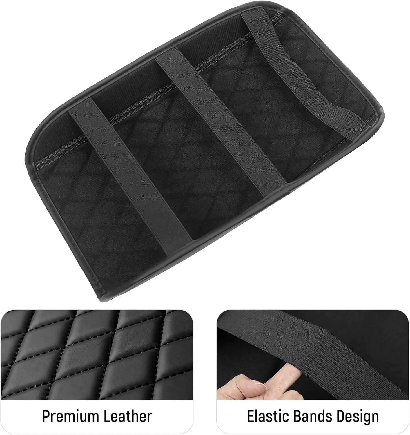 Center Console Armrest Cover for Ford Mustang 2005-2009 Accessories Leather Car Armrest Cover Cushion Console Armrest Protective