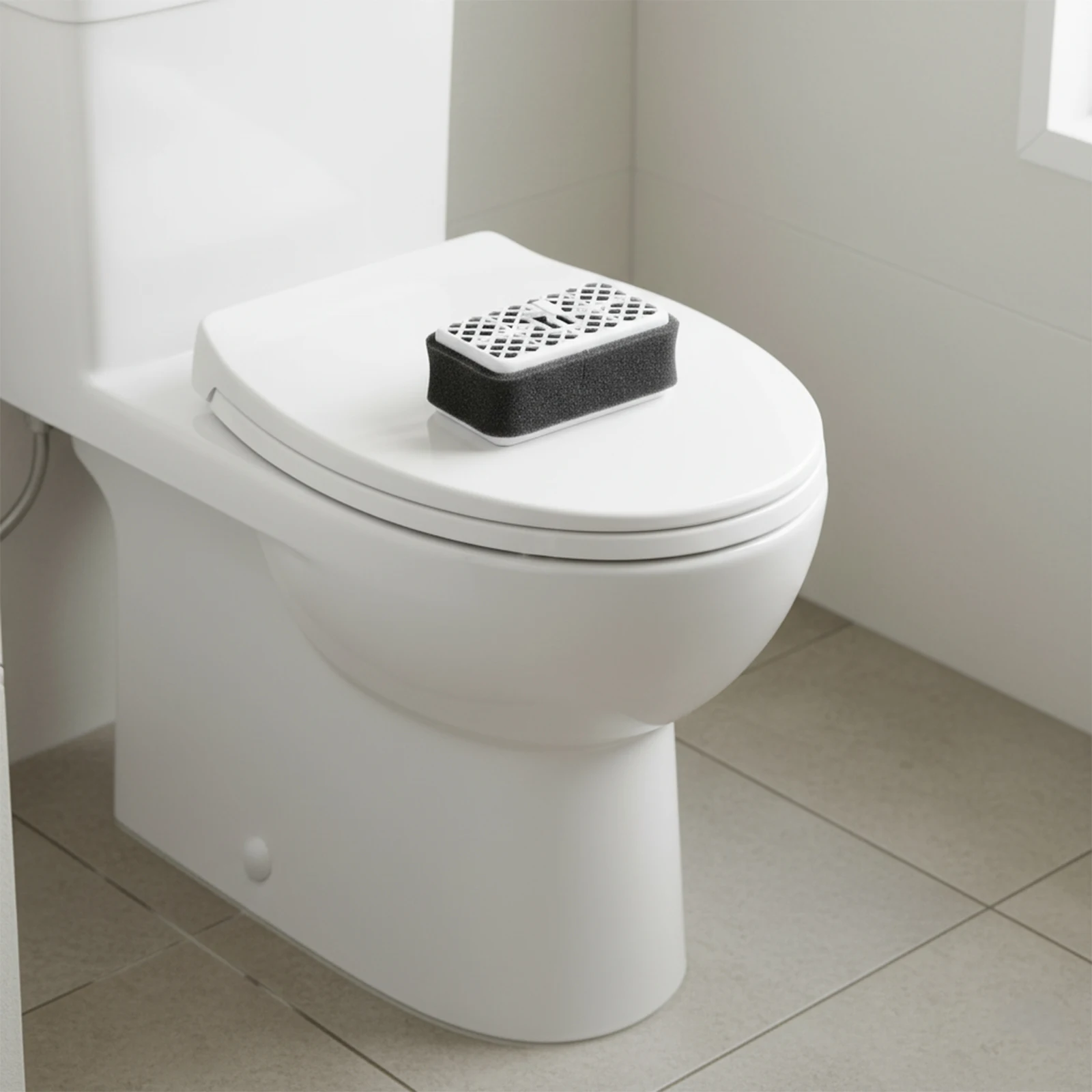

Deodorizing Filter Toilet Air Purifier Filter Bathroom Air Freshening Effective Deodorization Larger Filtration Size