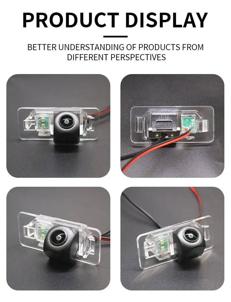 Ahd Auto Rückfahr kamera mit Gleich richter für BMW 1/3/7/5 Serie e39 e46 e53 e82 e90 e91 x3 x5 x6 wasserdichte Rückfahr kamera – Detail 10