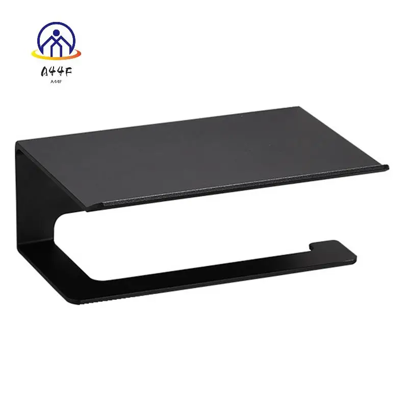 A44F-Tissue Holderติดผนังอุปกรณ์ห้องน้ําชั้นวางโทรศัพท์มือถือชั้นวางห้องน้ํากล่องกระดาษทิชชู