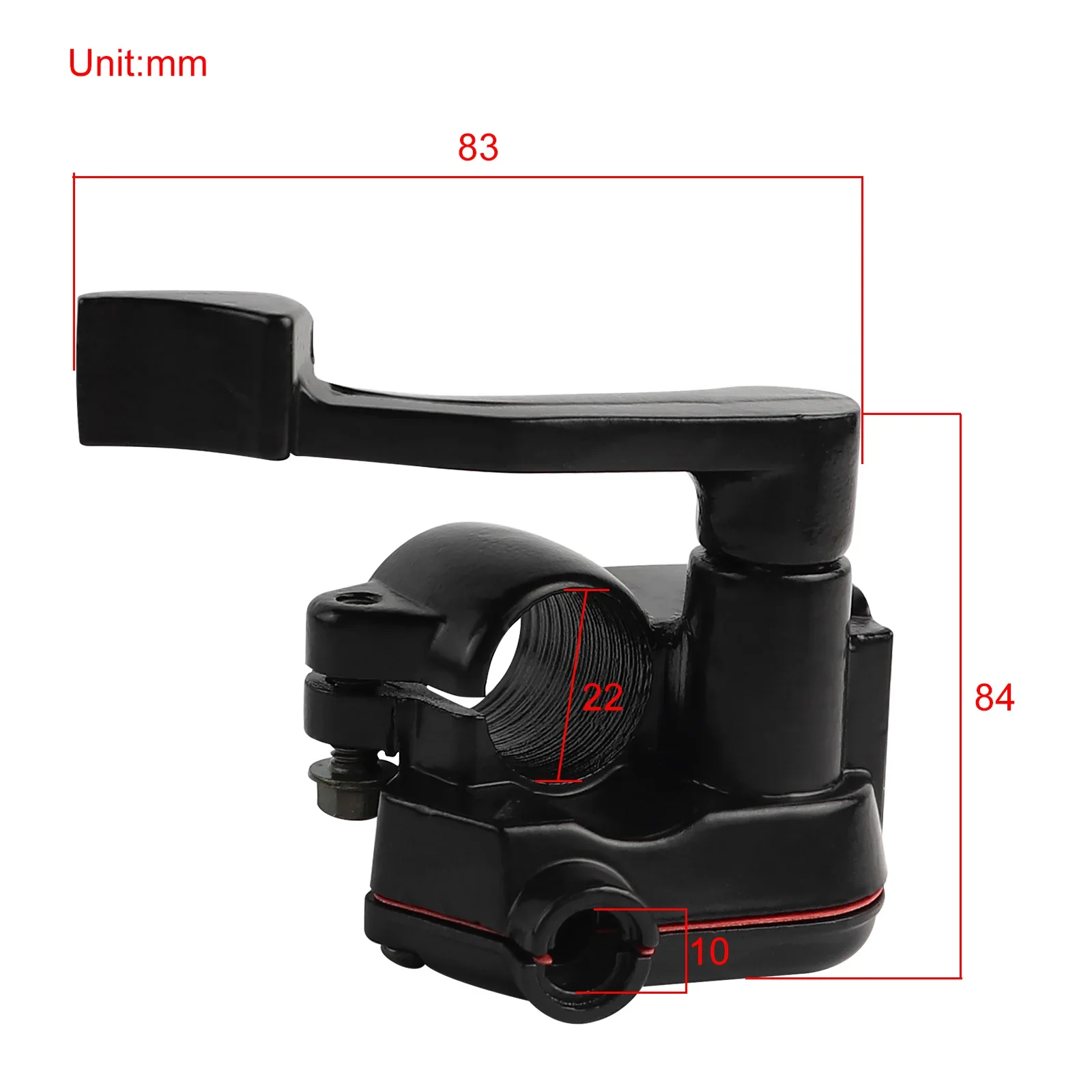 7/8 "22 مللي متر خنق رافعة الإبهام مقبض التحكم ل 50cc 70cc 90cc 110cc 125cc ATV رباعية الذهاب كارت TaoTao دراجة الطرق غير الممهدة الإبهام تحكم