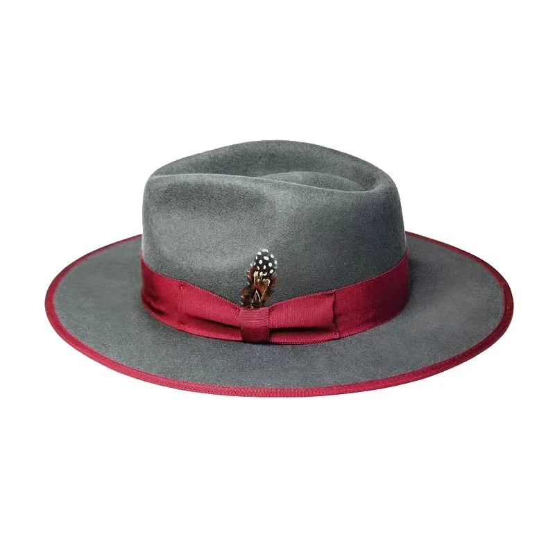 

Fashionable Bow Ribbon Decorated Hat Wool Felt Hat Wool Felt Hat