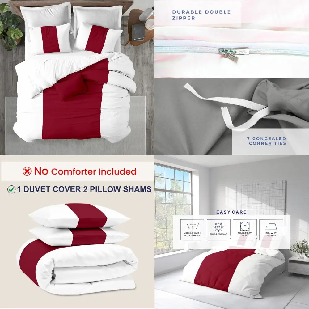 

Комплект пододеяльников King Size — 100% египетский хлопковый сатин, 600 ниток, ультрамягкое одеяло премиум-класса