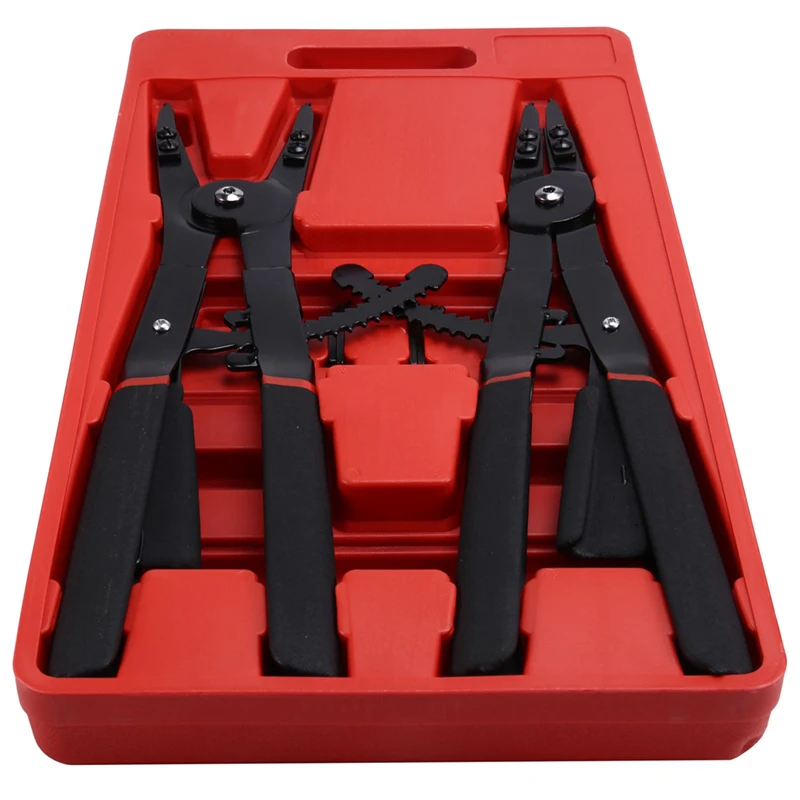 

AC88-Retainer Pliers Circlip Pliers Inner Buckle Pliers Replaceable Fixed Ring Pliers Auto Protection Pliers